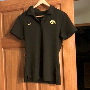 Iowa Hawkeyes Nike DRI FIT Womens Polo